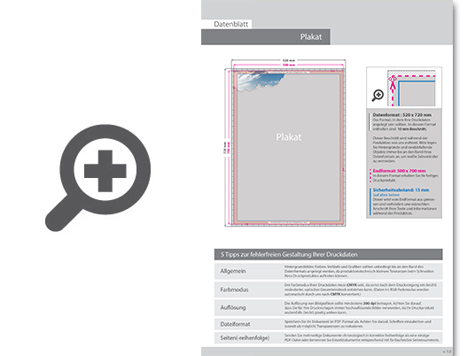 Product Bild kundenstopper_standard_50_x_70_cm__32mm_rahmen_(schwarz)__mit_postertasche__mit_plakaten